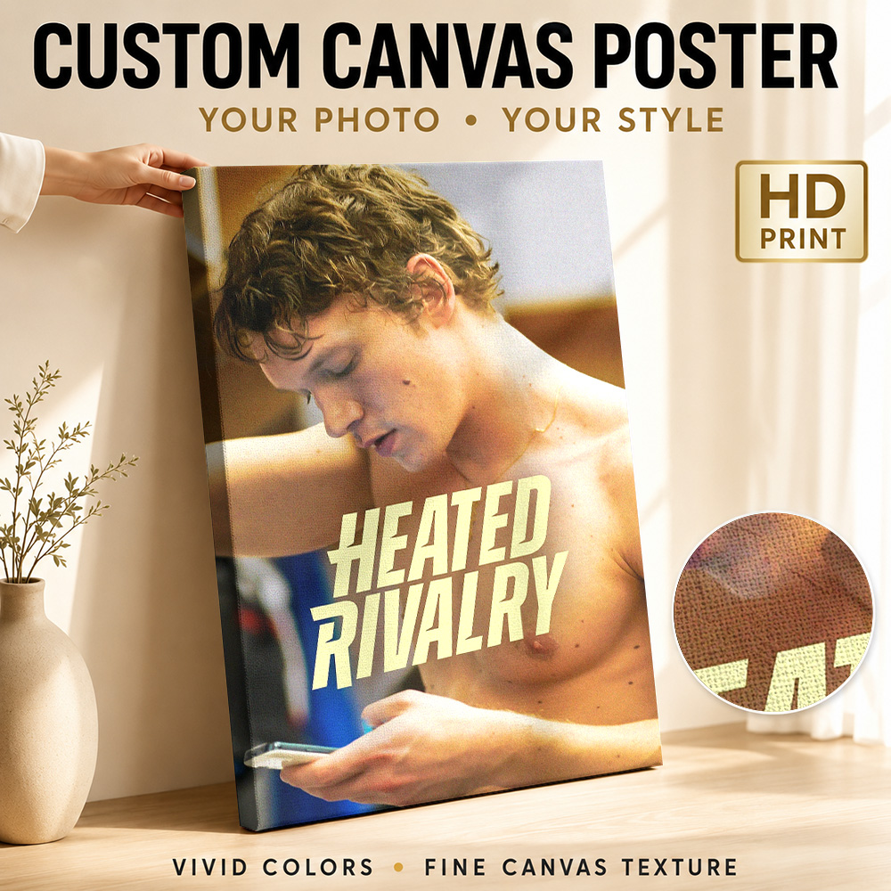 Vintage Collectible Posters - 熱いライバル争い映画キャンバス絵画ポスター、カスタムヴィンテージ映画ウォールアート、リビングルーム装飾用、コレクターズアイテム、すぐに飾れるギフト