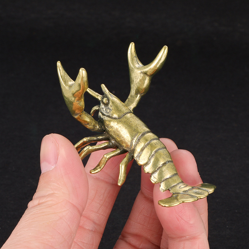 真鍮製ザリガニの置物 ヴィンテージアニマルペンホルダー デス - Vintage Collectible Pens のレビューと価格
