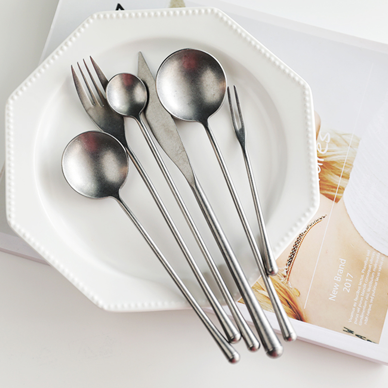 レトロなステンレス鋼のカトラリー,304,洋裁ディナーナイフ - Vintage Collectible Spoons のレビューと価格