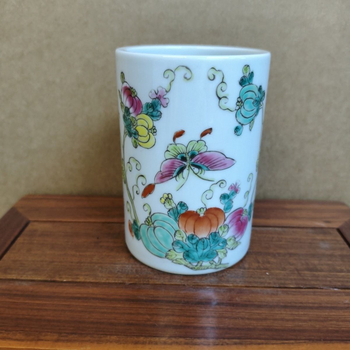 ヴィンテージ手作りパステル装飾瓶ボックス塗装蝶フルーツメロン - Vintage Collectible Bottles のレビューと価格