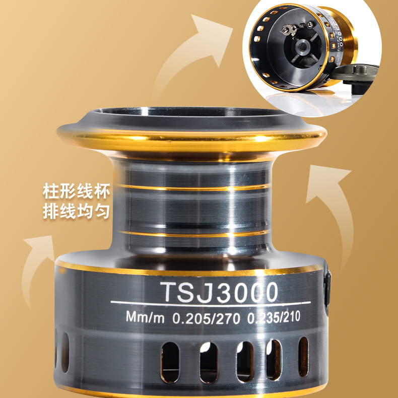 TSJ メタルスピニングリール スプール 3000シリーズ。 - Developing Tank Reel のレビューと価格