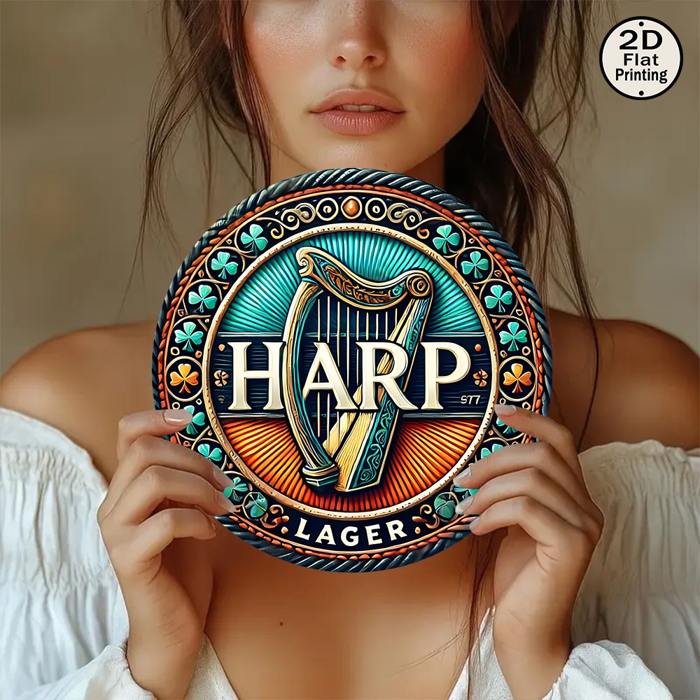 1個 2Dフラット印刷、「ハープラガー」、ヴィンテージ8x8 - Vintage Collectible Plates のレビューと価格