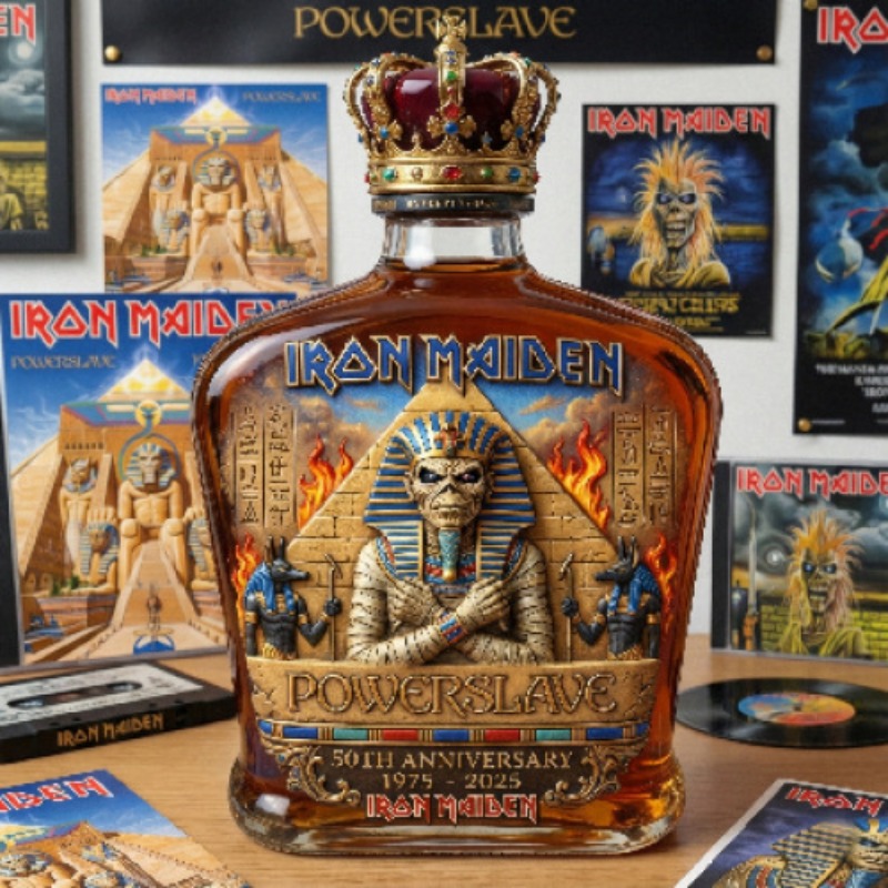 ヴィンテージロックテーマのミイラ彫刻リカーボトル、ウイスキー - Vintage Collectible Bottles のレビューと価格