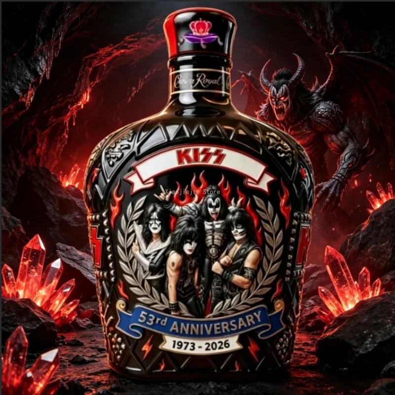 ヴィンテージロック音楽をテーマにしたウイスキーデキャンタ。コ - Vintage Collectible Liquor Bottles のレビューと価格